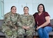 From left to right, Tech. Sgt. Alicia Acuna-Berry, 59th Medical Diagnostic and Therapeutic Squadron Central Fill Pharmacy noncommissioned officer in charge, her sister, Staff Sgt. Angelina McCoy, 59th Medical Wing staff agency education and training manager, and their mother, Ursula Martinez, 59th MDTS Wilford Hall pharmacy technician, pose for a photo in honor of National Sibling Day at Wilford Hall Ambulatory Surgical Center, Joint Base San Antonio-Lackland, Texas, April 10, 2024. Acuna-Berry, McCoy, and Martinez expressed the happiness they feel working together at the 59th Medical Wing. They noted that their children spending ample time together fosters a sense of siblinghood among them and cherish the support and playful banter between sisters and their mother. (U.S. Air Force photo by Senior Airman Melody Bordeaux)