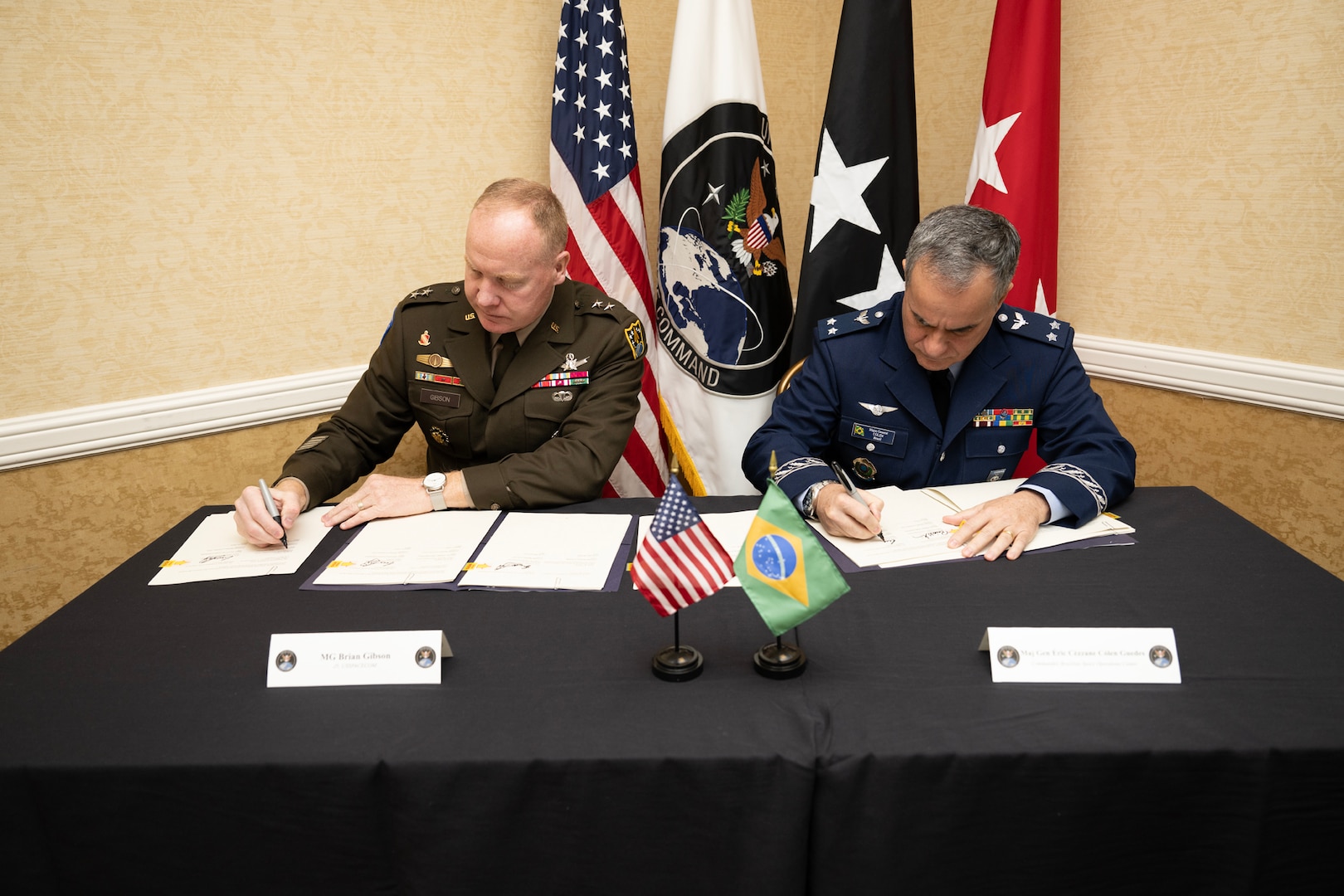 USSPACECOM, Brazilian Air Force Sign Liaison Officer Agreement