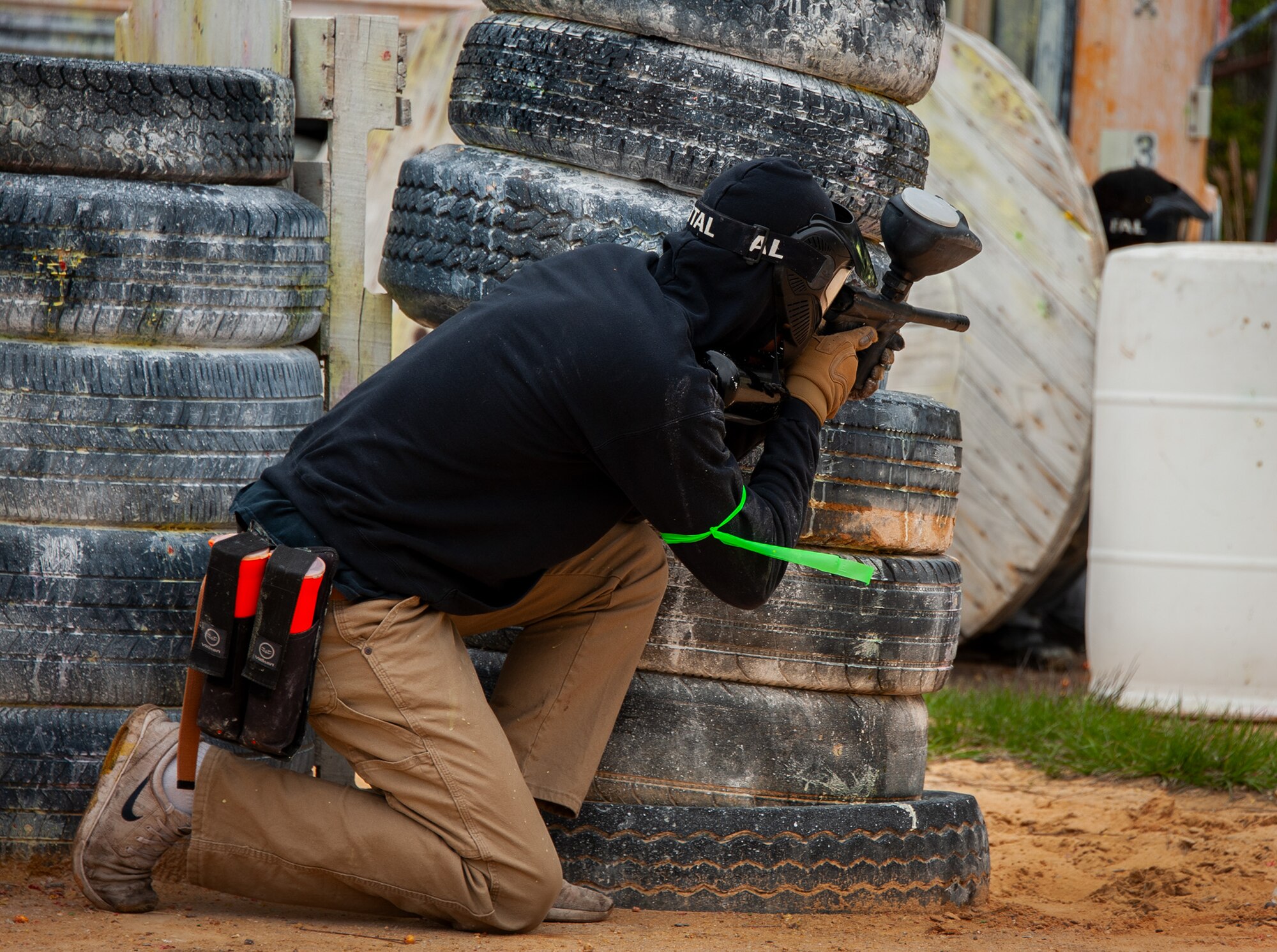 Airmen build resilience with paintball
