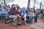The  U.S. Army Corps of Engineers, Memphis District, christened its new dry dock during a ceremony held at Ensley Engineer Yard, April 2, 2024.

The dry dock was named after Billy Manley, who worked as the yards and docks chief for the district until his passing in 2020. 

More than 80 people attended the christening, including several members of Manley's family, his friends, and district employees. In keeping with USACE tradition, Manley's wife, Teresa Manley, conducted the act of christening and District Commander Col. Brian Sawser directed it to service to the current chief of yards and docks, Dennis Lewis.

The Dry Dock Manley was constructed at Conrad Shipyard in Morgan City, Louisiana, before arriving at Ensley Engineer Yard on December 15, 2023. It is 168 feet long, has a 77-foot beam, a draft of 4.5 feet, and a lifting capacity of 1000 tons.