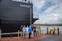 The  U.S. Army Corps of Engineers, Memphis District, christened its new dry dock during a ceremony held at Ensley Engineer Yard, April 2, 2024.

The dry dock was named after Billy Manley, who worked as the yards and docks chief for the district until his passing in 2020. 

More than 80 people attended the christening, including several members of Manley's family, his friends, and district employees. In keeping with USACE tradition, Manley's wife, Teresa Manley, conducted the act of christening and District Commander Col. Brian Sawser directed it to service to the current chief of yards and docks, Dennis Lewis.

The Dry Dock Manley was constructed at Conrad Shipyard in Morgan City, Louisiana, before arriving at Ensley Engineer Yard on December 15, 2023. It is 168 feet long, has a 77-foot beam, a draft of 4.5 feet, and a lifting capacity of 1000 tons.