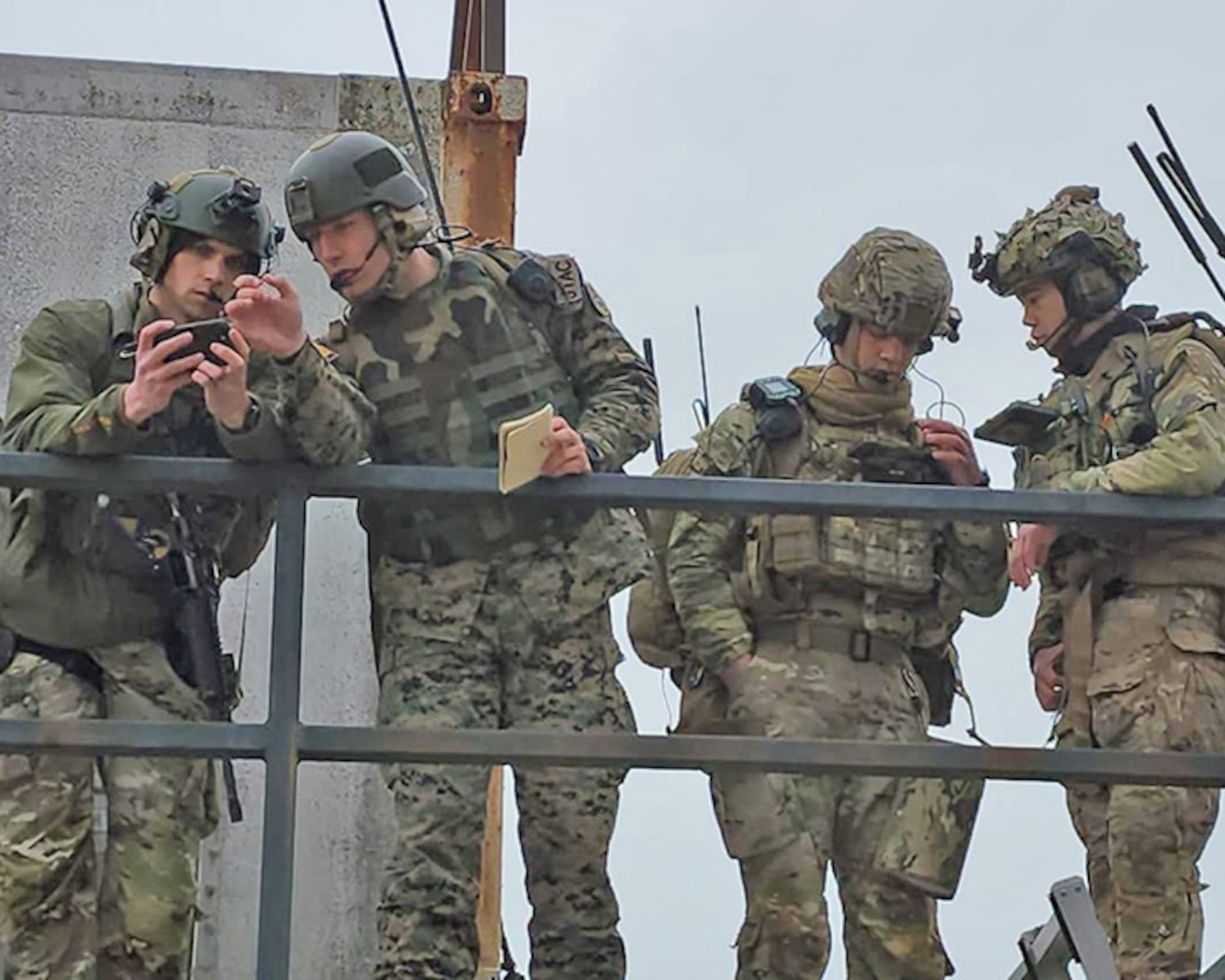 Joint Terminal Attack Controllers from the Armed Forces of Bosnia and Herzegovina train with Joint Fires Observers from the Maryland Army National Guard during Deliberate Response '24, April 6, 2024, at Warren Grove Range, New Jerey. Deliberate Response '24 was a combined and joint close air support integration exercise to enhance readiness and support allied interoperability.