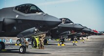 Air Force jets on runway