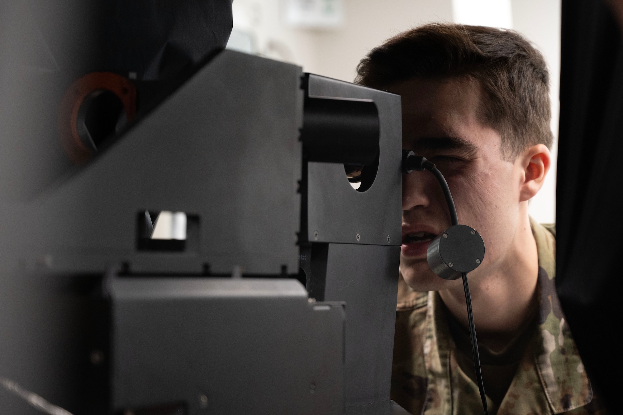 Airmen from the 62d Maintenance Squadron conduct rigorous testing to maximize the efficiency of components of the C-17 Globemaster III aircraft. By utilizing the squadron's interface test adapters, faulty electrical components are systematically diagnosed to pinpoint specific issues. These adapters, linked to computer systems, provide detailed diagnostic information to Airmen, guiding them in the precise identification and resolution of each component's malfunction. This process ensures optimal aircraft performance, vital for executing today's global airlift missions.