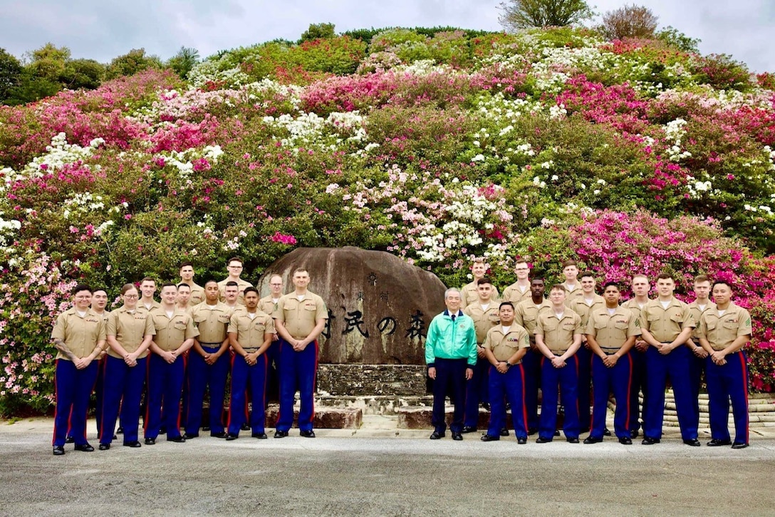The Marines of the III MEF Band Wind Ensemble and Brass Band had the honor of performing at the 42nd Annual Azalea Festival. The event featured a lively atmosphere with music, food, and the stunning sight of over 50,000 flowers in full bloom.