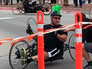 Chris Parks at the 2018 Invictus Games in Canada.