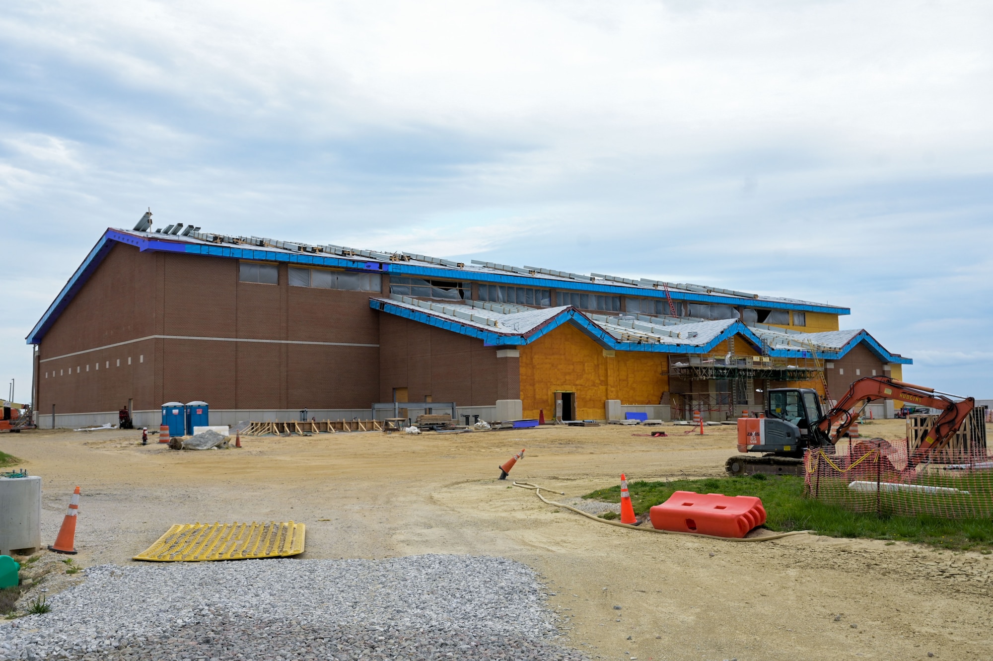 Building under construction.