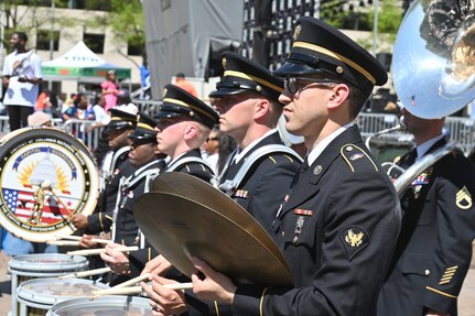 Maj. Gen. John C. Andonie, Commanding General (interim), D.C. National Guard, and the 257th Army Band joined Mayor Muriel Bowser for the 2024 Emancipation Day Parade and concert.  The event which commemorates the end of slavery is organized by the Mayor's Office of Community Affairs (MOCA).  On April 16, 1862, President Abraham Lincoln signed the District of Columbia Compensated Emancipation Act, ending slavery in the District of Columbia.  Passage of the law came over 8 months before President Lincoln issued his Emancipation Proclamation.