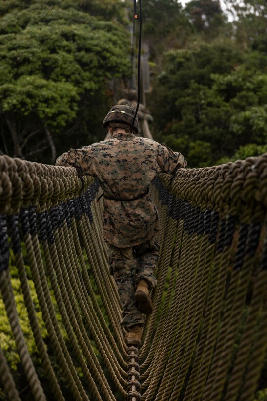 BJSC teaches Marines basic jungle survival skills, tactical rope suspension techniques, and jungle warfare tactics to enhance lethality in harsh jungle environments. (U.S. Marine Corps photo by Lance Cpl. Manuel Alvarado)
