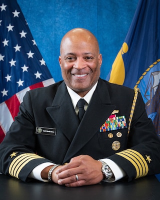Official bio photo of Naval District Washington Chief of Staff Capt. David Adams