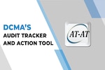 Graphic that reads "DCMA's Audit Tracker and Action Tool AT-AT"
