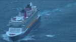 A Coast Guard MH-60T Jayhawk helicopter aircrew from Air Station Borinquen worked with the Disney Fantasy cruise ship crew during the medevac a pregnant woman passenger with health complications, April 15, 2024, approximately 180 miles northwest Puerto Rico. The medevac patient was a 35-year-old, U.S. citizen, who was transported to the ‘Centro Medico’ Hospital in San Juan, Puerto Rico to receive higher level of medical care. (U.S. Coast Guard photo)