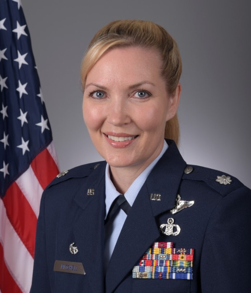 Lt Col Nicole Mitchell, Commander, 126th Weather Flight, Volk Field Air National Guard