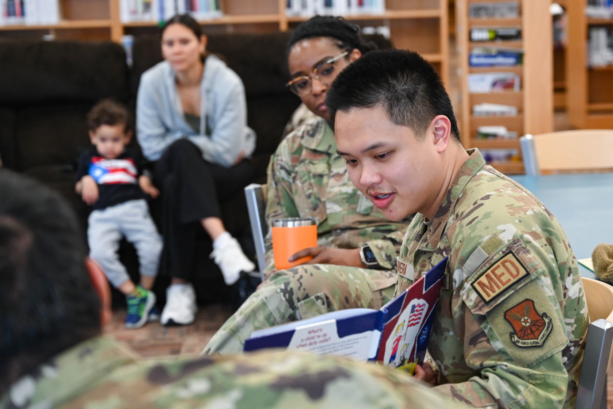 Ellsworth Library celebrates Month of the Military Child through “Little Warriors” Story Time Program