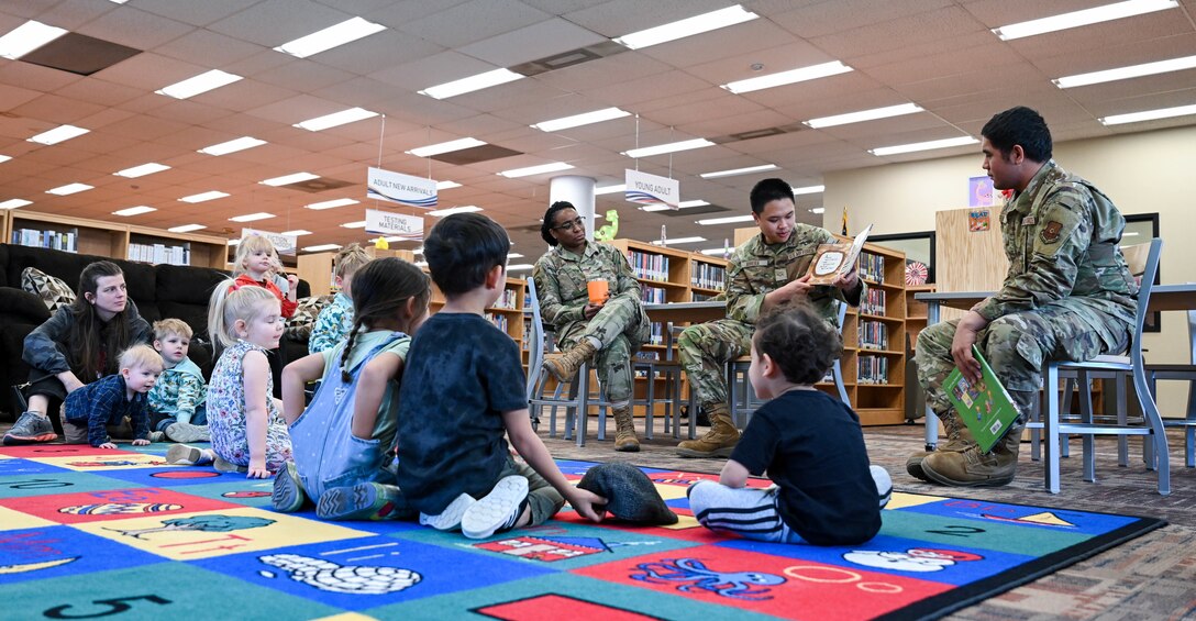 Ellsworth Library celebrates Month of the Military Child through “Little Warriors” Story Time Program