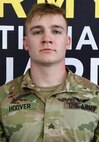 Sgt. Brennen Hoover of Springfield, Illinois, represented the 65th Troop Command Brigade at the Illinois Army National Guard's Best Warrior Competition from April 12-14 at the Sparta Training Area in Sparta, Illinois.