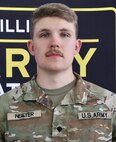 Spc. Nicholas Hester represented the 33rd Infantry Brigade Combat Team and was a runner-up at the Illinois Army National Guard's Best Warrior Competition from April 12-14 at the Sparta Training Area in Sparta, Illinois.