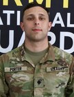 Spc. Anthony Porter of Crete, Illinois, represented the 65th Troop Command Brigade at the Illinois Army National Guard's Best Warrior Competition from April 12-14 at the Sparta Training Area in Sparta, Illinois.