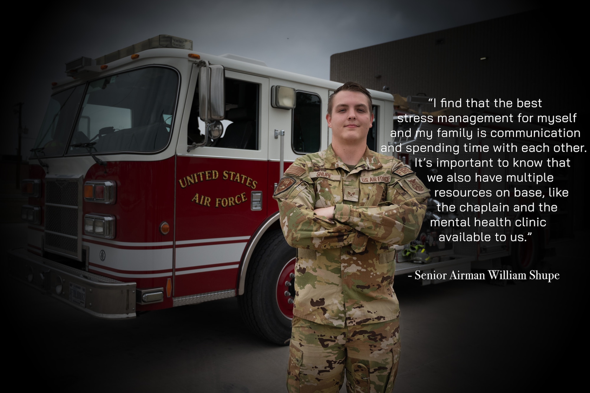 This graphic was made in support of National Stress Awareness Day. (U.S. Air Force graphic by Senior Airman Kailee Reynolds)