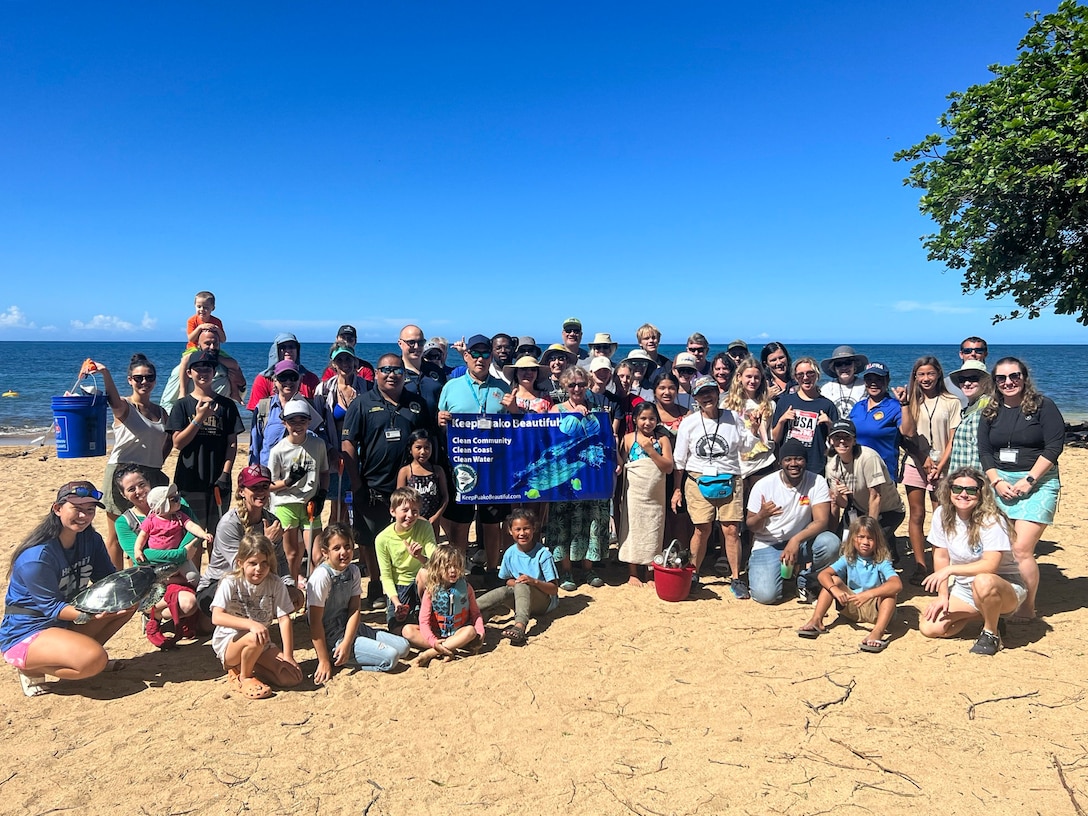 West Hawaii community beach cleanup and FUDS outreach March 4, 2023.