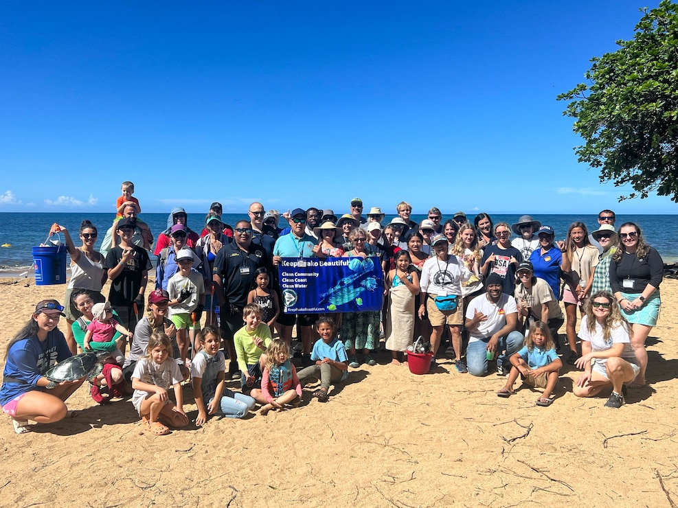 West Hawaii community beach cleanup and FUDS outreach March 4, 2023.