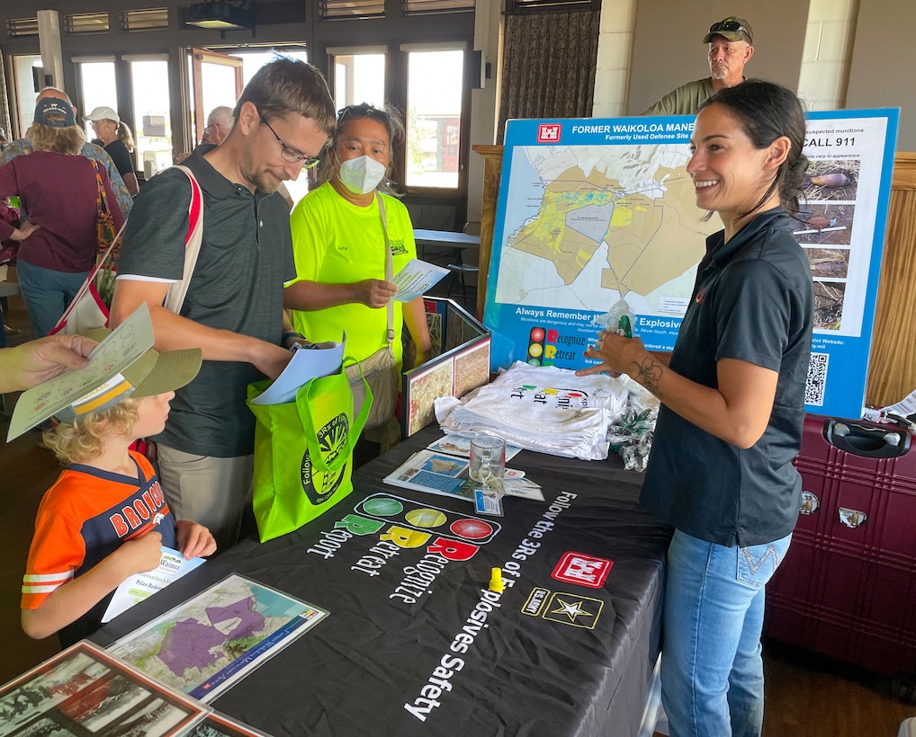 Outreach at Resilience Fair in Waimea Sept. 9, 2023