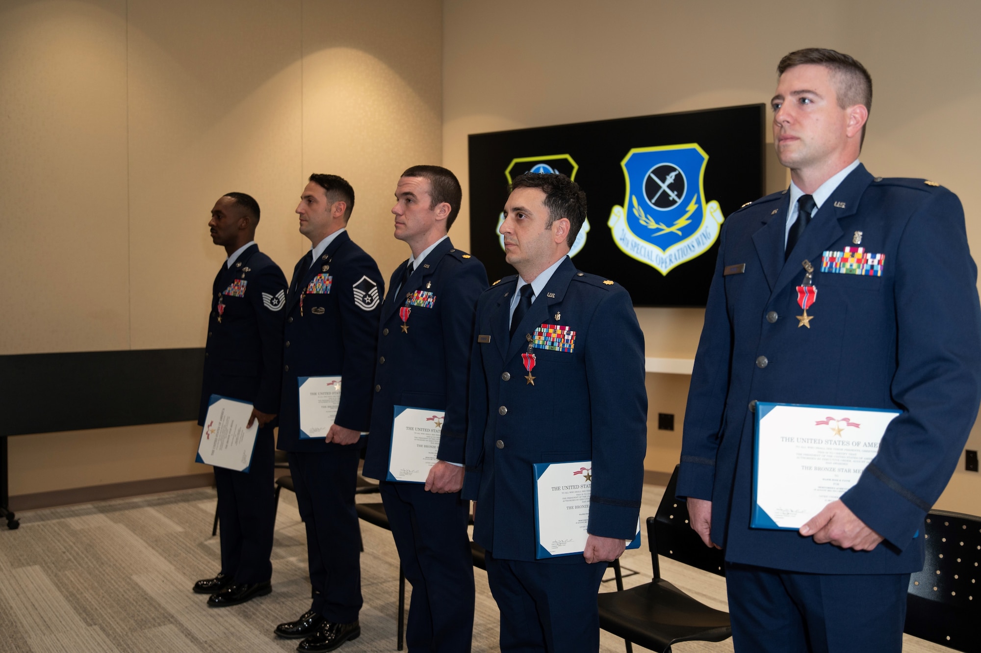 A ceremony was held at the UAB hospital to present a six-member Special Operations Surgical Team Bronze Star Medals for their heroic actions in Kabul, Afghanistan.
