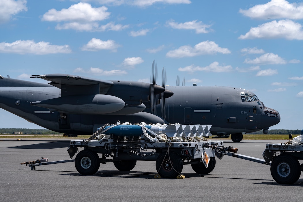 U.S. Air Force Airmen assigned to the 23rd Wing prepare to depart Avon Park Air Force Range, Florida, as part of Exercise Ready Tiger 24-1, April 10, 2024. The HC-130J Combat King II provided airlift for a small team who mobilized to Contingency Location Perry-Houston, Georgia. During Ready Tiger 24-1, the 23rd Wing will be evaluated on the integration of Air Force Force Generation principles such as Agile Combat Employment, integrated combat turns, forward aerial refueling points, multi-capable Airmen, and combat search and rescue capabilities. (U.S. Air Force photo by Tech. Sgt. Devin Boyer)