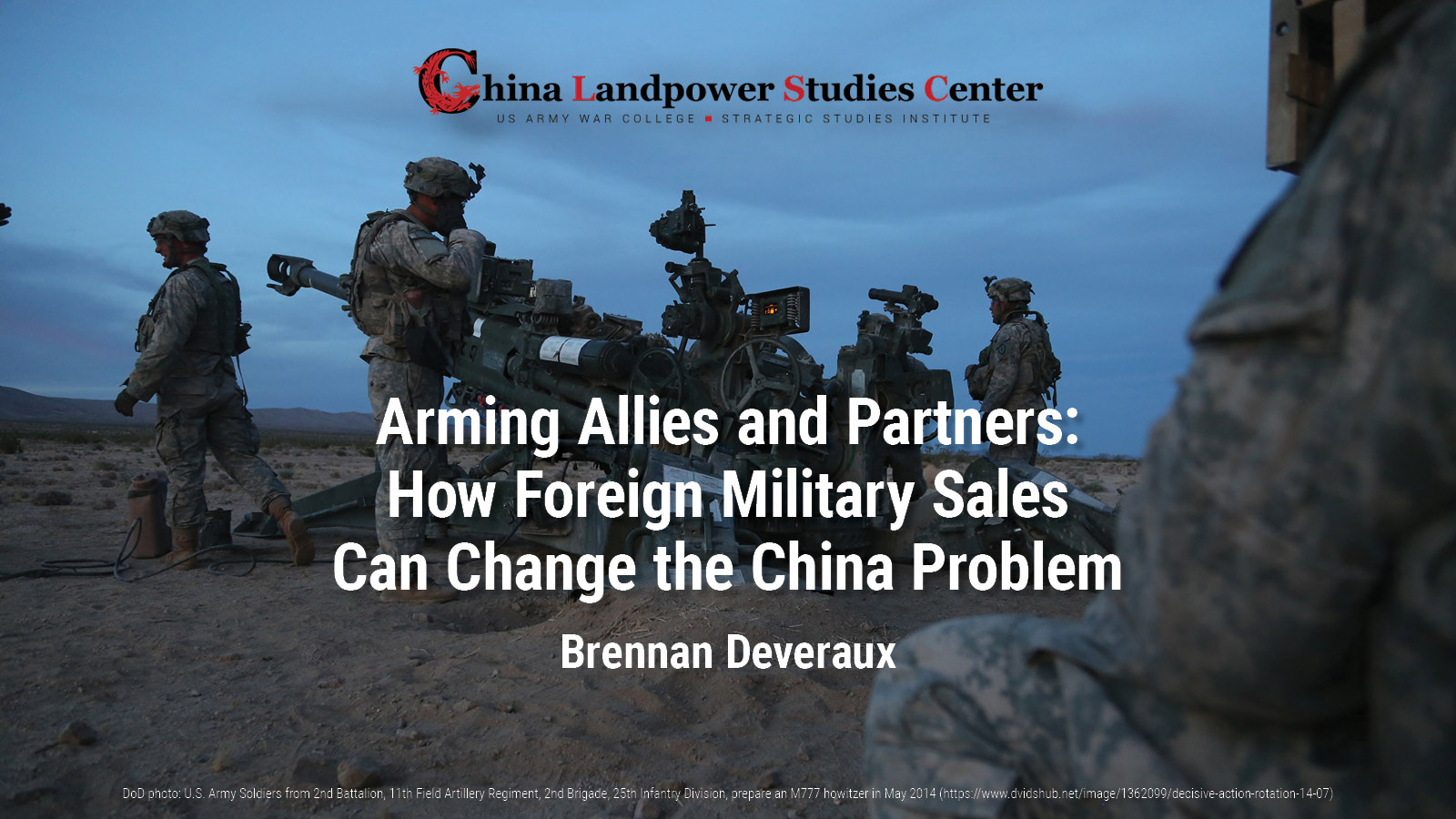 Arming Allies and Partners: How Foreign Military Sales Can Change the China Problem