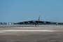 A B-52H Stratofortress assigned to the 96th Bomb Squadron, Barksdale Air Force Base, La. taxis at Chennault International Airport, La., as part of exercise Bayou Vigilance April 12, 2024. Exercise Bayou Vigilance is held to assure our Allies and partners that we are ready to execute nuclear operations and global strike anytime, anywhere, to deter, and if necessary, respond to a strategic attack. (U.S. Air Force photo by Senior Airman Nicole Ledbetter)