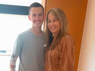 Sgt. Alex Robison gets a visit from his mom at Walter Reed National Military Medical Center.