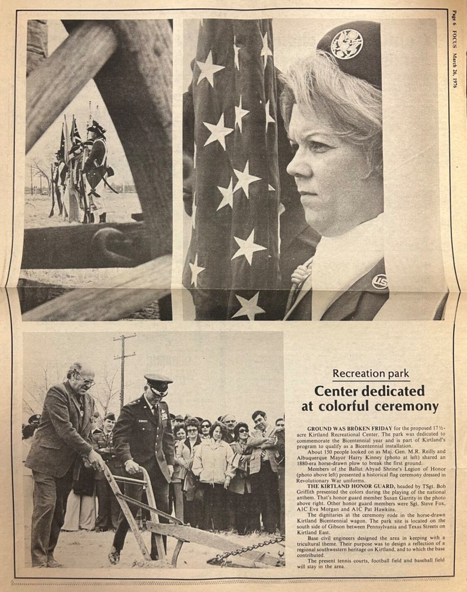 A newspaper photo.