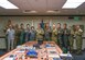 Air Force weather officers from the U.S. Air Force, Japan Air Self Defense Force and the Republic of Korea Air Force stand together in solidarity at Pacific Air Forces Headquarters on Joint Base Pearl Harbor-Hickam, Hawaii, April 9 – 11. Shared weather data benefits the interoperable partners throughout the region by enhancing military readiness and response capabilities across the Indo-Pacific. (U.S. Air Force photo by Staff Sgt. Nick Wilson)
