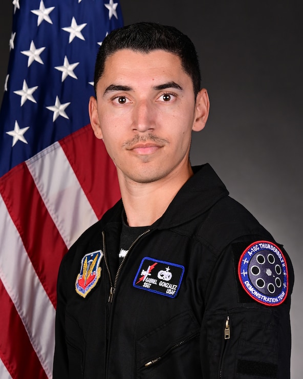 Staff Sgt. Gabriel Gonzalez, A-10C Thunderbolt II Demonstration Team, electrical and environmental systems technician