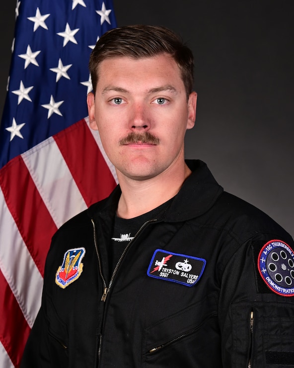 SrA Torrey Decuir, A-10C Thunderbolt II Demonstration Team crew chief.