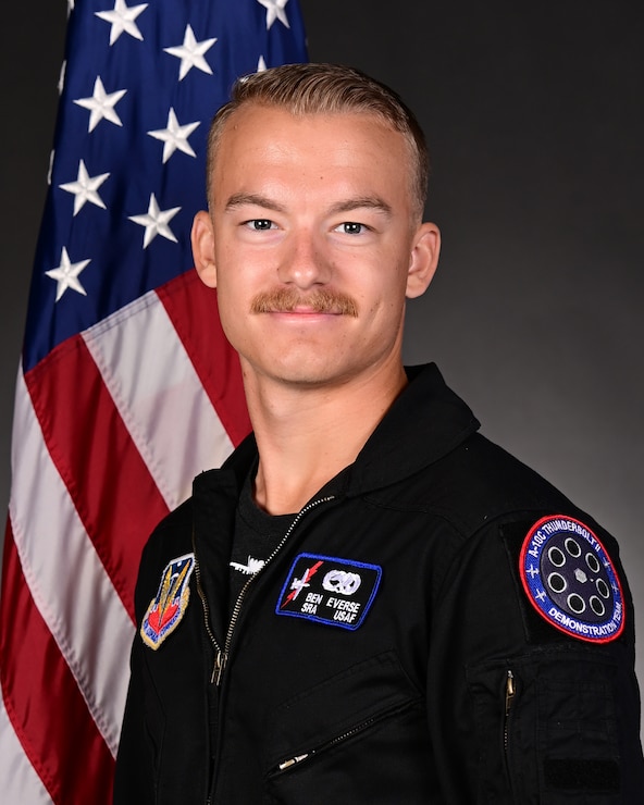 Senior Airman Ben Everse, A-10C Thunderbolt II Demonstration Team crew chief