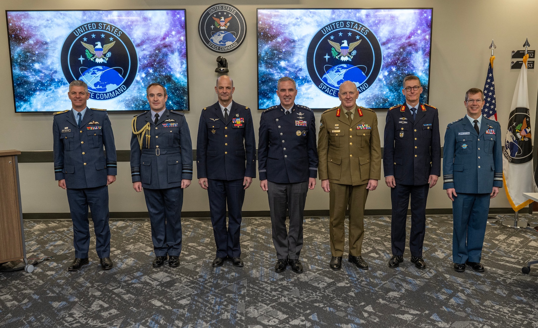 USSPACECOM hosted international military leaders for a multilateral meeting about Operation Olympic Defender