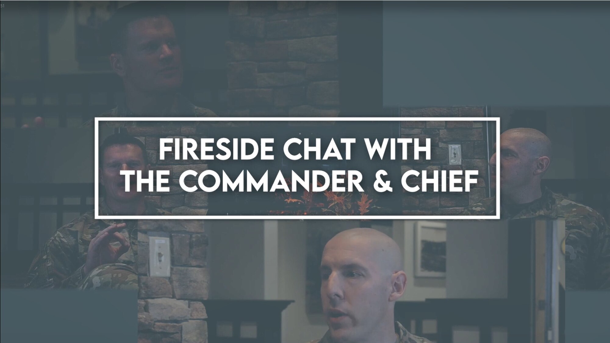 U.S. Air Force Col. Paul Townsend, 354th Fighter Wing commander, and Chief Master Sgt. Sean Milligan, 354th FW command chief, sit down to discuss motorcycle safety and adequate rest during the summer at Eielson Air Force Base, Alaska, April 10, 2024.