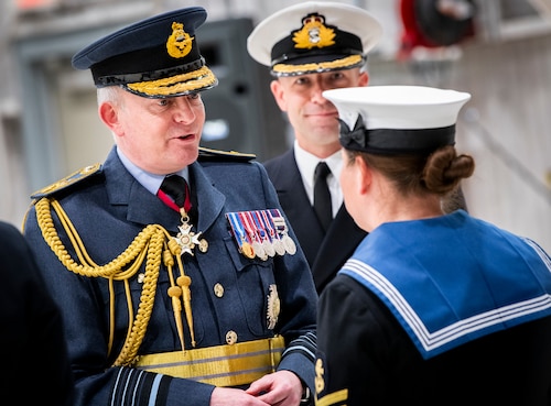 Squadron reformation ceremony
