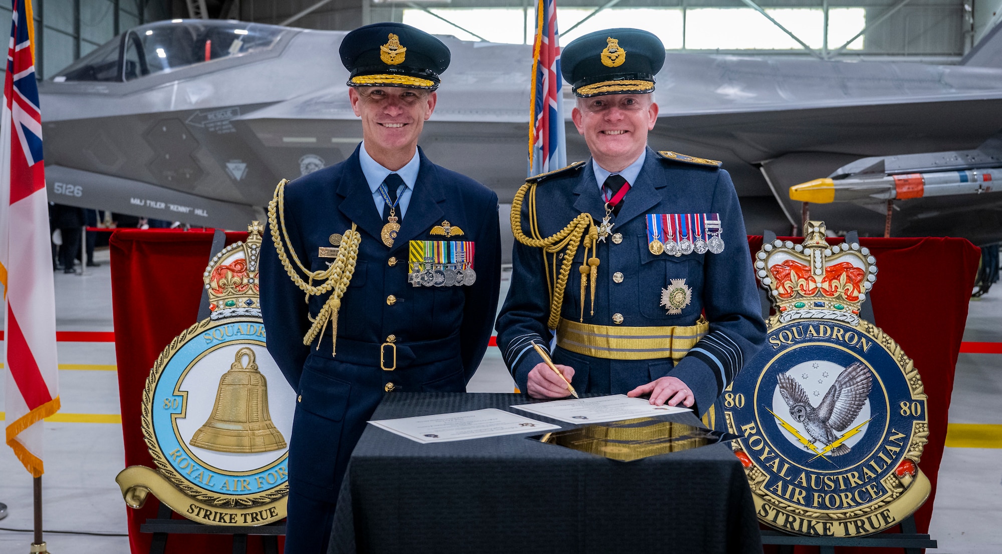 Squadron reformation ceremony