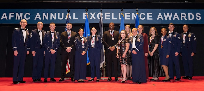 Air Force Materiel Command honored award winners during the 2023 AFMC Annual Excellence Awards ceremony