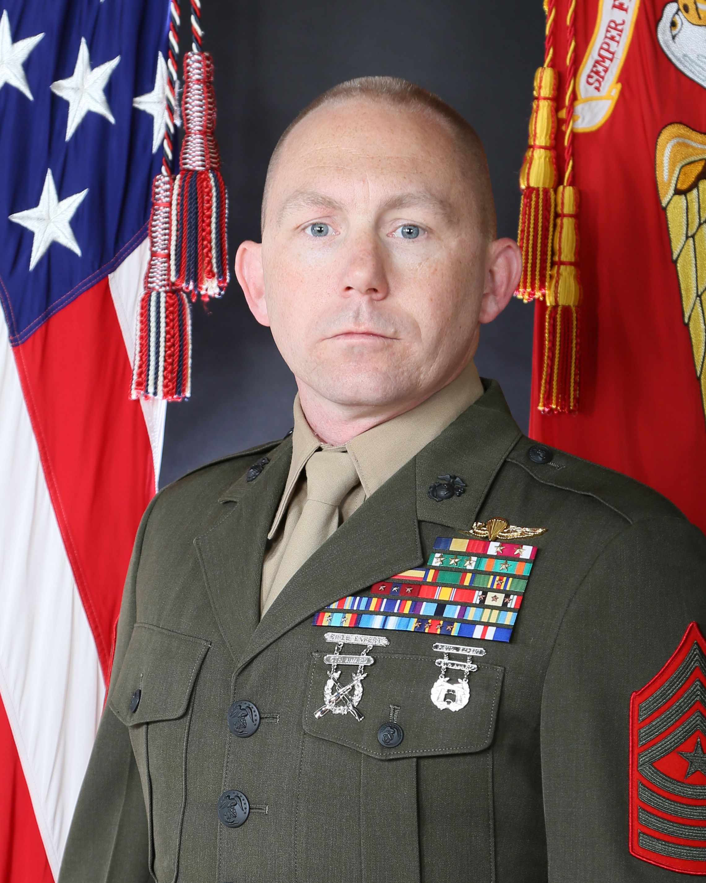DVIDS - Images - Sgt. Tyler Harman presented Navy Marine