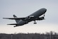 A U.S. Air Force KC-46A Pegasaus assigned to the 349th Air Refueling Squadron, Travis Air Force Base, California, takes off during RED FLAG-Alaska 24-1 at Joint Base Elmendorf-Richardson, Alaska, April 19, 2024. The Indo-Pacific is a top priority for the United States and the DoD; exercises like RF-A display a commitment to ensuring U.S. forces are capable and ready to face the evolving challenges in the region. (U.S. Air Force photo by Senior Airman Julia Lebens)