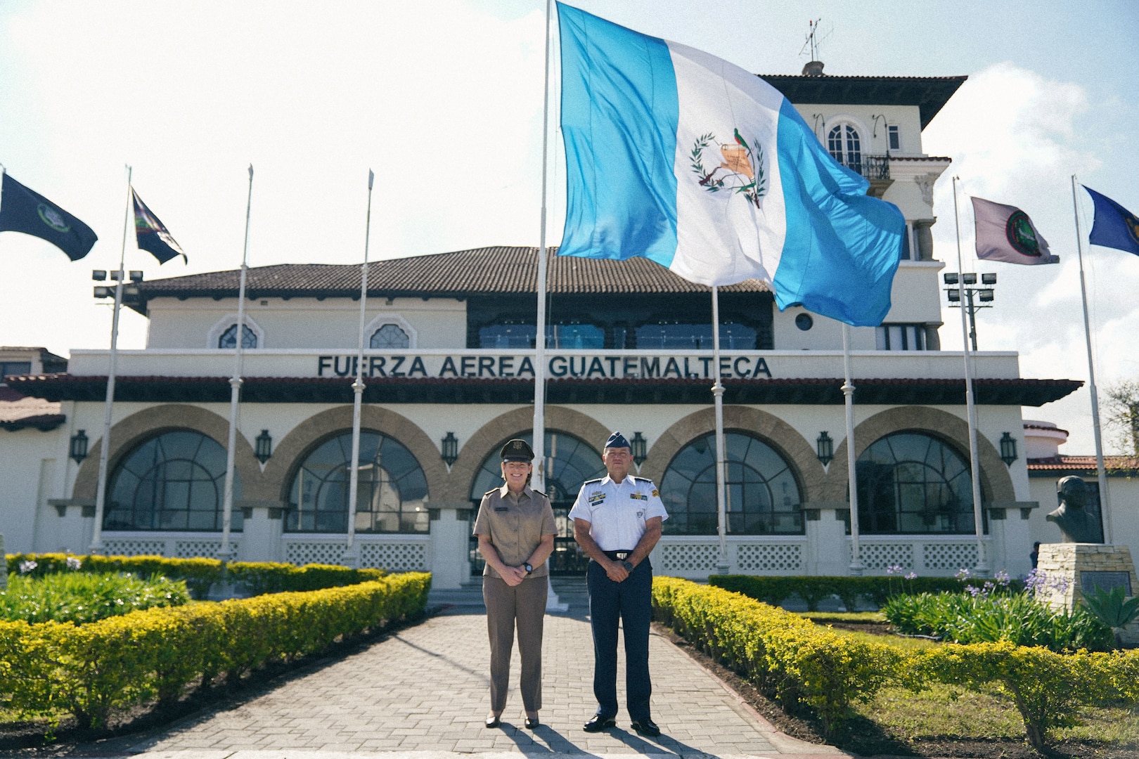 U.S. Army General Laura Richardson, the commander of U.S. Southern Command, arrives in Guatemala for an official visit.