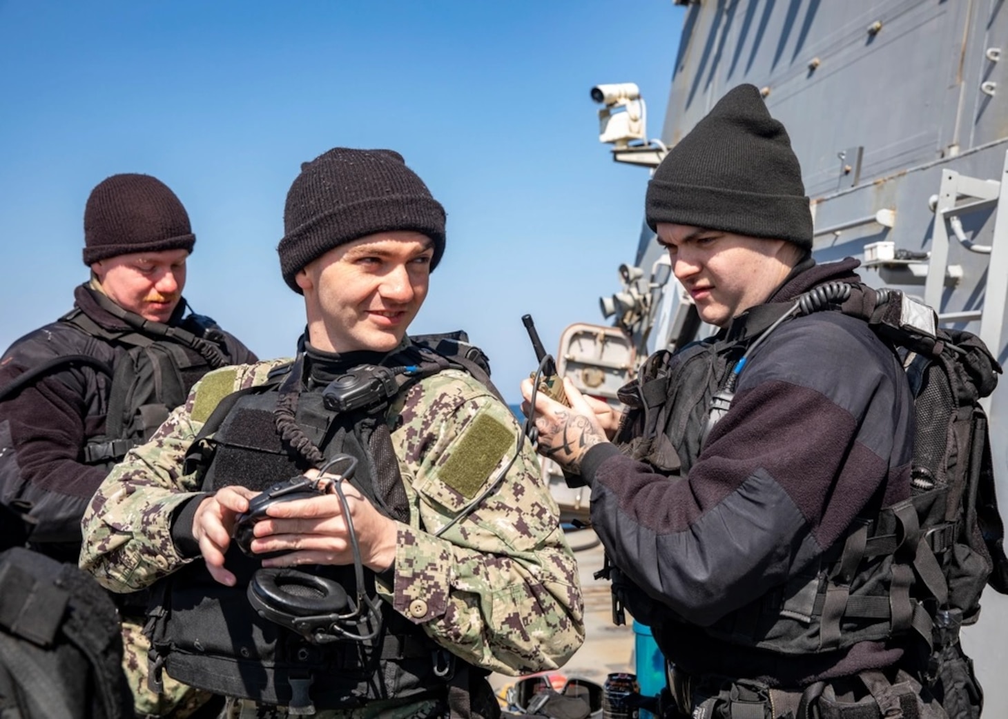 Sailors Conduct Training Aboard USS Dewey, April 5