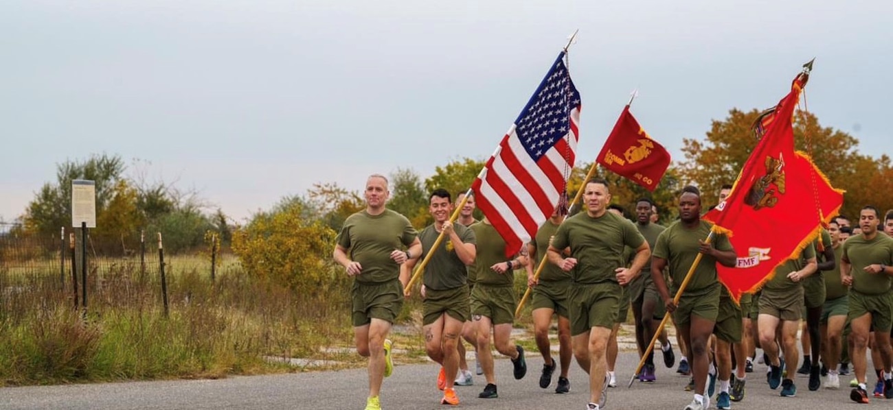 November 10th, 2023- the Marines conducted a “moto” run to celebrate the Marine Corps’ birthday. 248 illustrious years. Semper Fidelis!