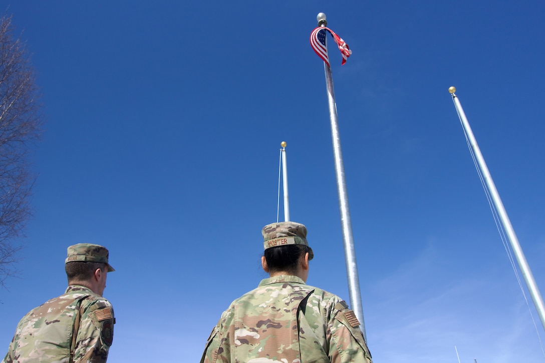 Alaska Air National Guard officer shares story with Service High JROTC