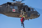 The Idaho Army National Guard’s State Aviation Group and the Boise Fire Department’s Swiftwater Dive Team practiced hoist rescues from the water using UH-60 Black Hawk and the UH-72A Lakota helicopters April 18-19, 2024.