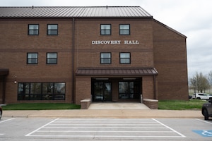 Discovery Hall is a dormitory for U.S. Airmen at Whiteman Air Force Base, Mo., April 3, 2024. The dorm was recently renovated to improve the quality of life for Team Whiteman dorm residents. (U.S. Air Force photo by Airman 1st Class Bryce Moore)