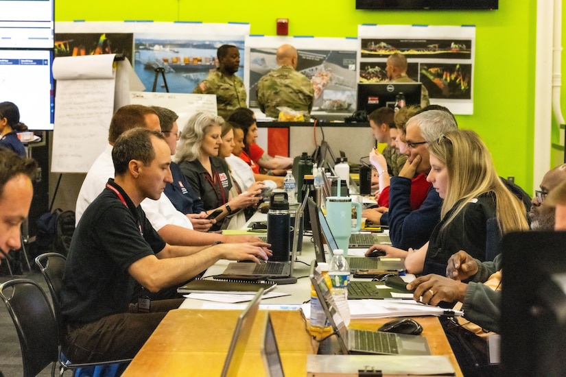 US Army Corps of Engineers Spearheads Seamless Collaboration at the Unified Command Center.